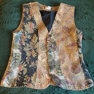 vintage patchwork vest